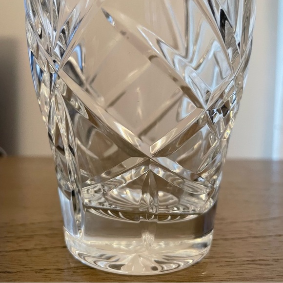 Bohemia Crystal 12" 24% Pbo Hand Cut Vase made in Czech Republic - Picture 10 of 13